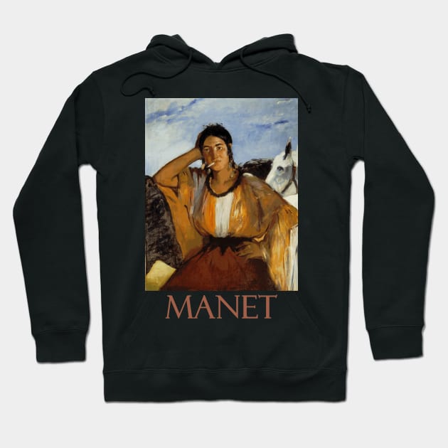 Gypsy with a Cigarette by Edouard Manet Hoodie by Naves